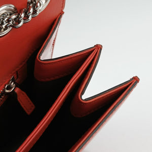 Pre-owned Gucci Interlocking G Orange Patent 387606 shoulderbag | stylenewstar