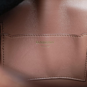 Pre-owned Burberry TB structured Brown Leather bum bag/waist bag | stylenewstar