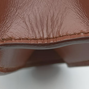 Pre-owned Burberry TB structured Brown Leather bum bag/waist bag | stylenewstar