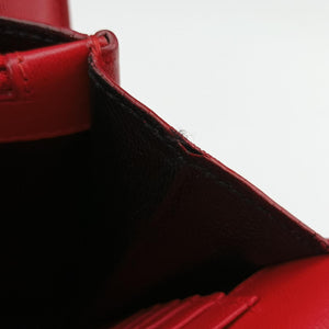 Pre-owned Yves Saint Laurent KATE Red Leather 377829 shoulderbag | stylenewstar