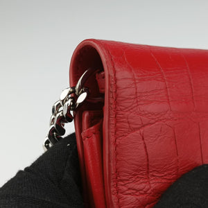 Pre-owned Yves Saint Laurent KATE Red Leather 377829 shoulderbag | stylenewstar