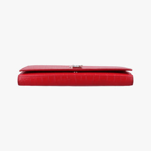 Pre-owned Yves Saint Laurent KATE Red Leather 377829 shoulderbag | stylenewstar