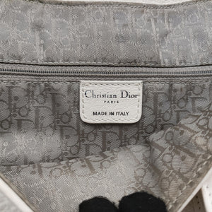 Pre-owned Christian Dior Gaucho White leather handbag | stylenewstar
