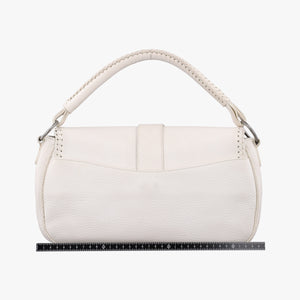 Pre-owned Christian Dior Gaucho White leather handbag | stylenewstar