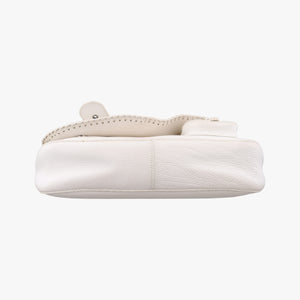 Pre-owned Christian Dior Gaucho White leather handbag | stylenewstar