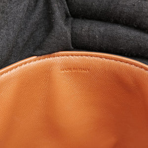 Pre-owned Celine Claude Triomphe Brown PVC coated canvas shoulderbag | stylenewstar