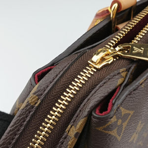 Pre-owned Louis Vuitton Petit Palais PM BROWN Monogram Canvas M45900 handbag | stylenewstar