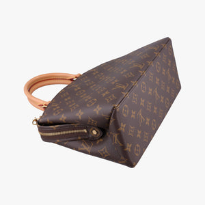 Pre-owned Louis Vuitton Petit Palais PM BROWN Monogram Canvas M45900 handbag | stylenewstar
