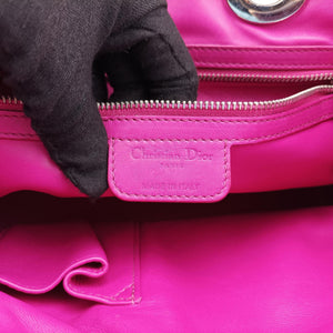 Vintage Christian Dior Soft Lady Dior Rose lambskin handbag | stylenewstar