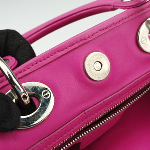 Vintage Christian Dior Soft Lady Dior Rose lambskin handbag | stylenewstar