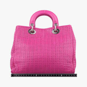 Vintage Christian Dior Soft Lady Dior Rose lambskin handbag | stylenewstar