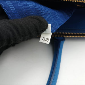 Vintage Prada Galleria Blue SAFFIANO Leather BN1801 handbag | stylenewstar