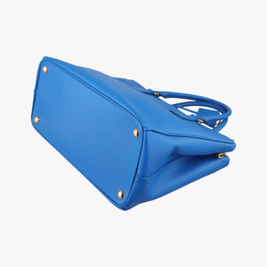 Vintage Prada Galleria Blue SAFFIANO Leather BN1801 handbag | stylenewstar