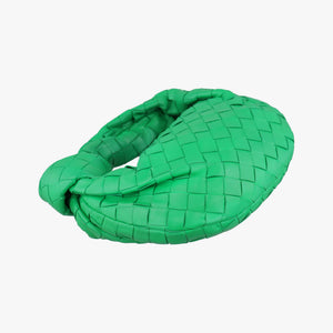 Pre-owned Bottega Veneta The Jodie Green lambskin handbag | stylenewstar