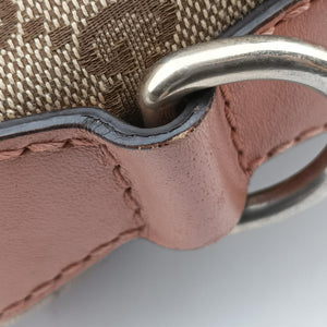 Pre-owned Gucci Sherry Line Beige×red×orange Canvas×Leather 247205 shoulderbag | stylenewstar