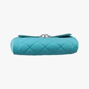 Pre-owned Prada Tessuto Nylon Quilted Impuntu Flap Blue nylon shoulderbag | stylenewstar