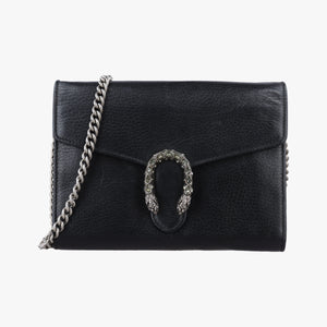 Vintage Gucci Dionysus Black Leather 401231 shoulderbag | stylenewstar
