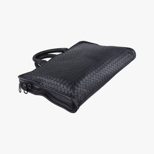 Secondhand Bottega Veneta Intrecciato Black lambskin shoulderbag | stylenewstar