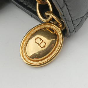 Pre-owned Christian Dior Lady Dior Black lambskin handbag | stylenewstar