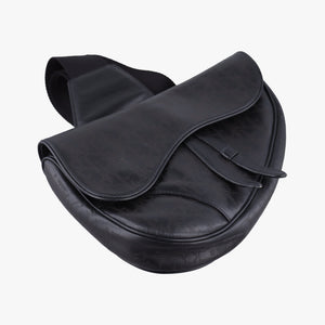 Secondhand Christian Dior Saddle Black leather bum bag/waist bag | stylenewstar