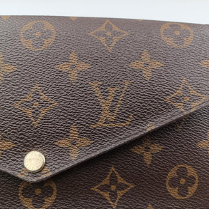 Pre-owned Louis Vuitton Pochette Felicie Brown Monogram Canvas M61276 shoulderbag | stylenewstar