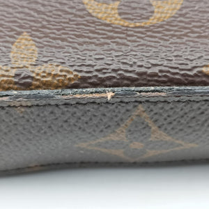 Pre-owned Louis Vuitton Pochette Felicie Brown Monogram Canvas M61276 shoulderbag | stylenewstar