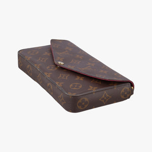 Pre-owned Louis Vuitton Pochette Felicie Brown Monogram Canvas M61276 shoulderbag | stylenewstar
