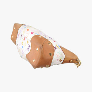 Secondhand Louis Vuitton JUDY MM white Monogram Multicolor M40255 shoulderbag | stylenewstar
