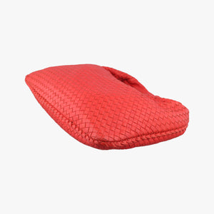 Secondhand Bottega Veneta Intrecciato Orange lambskin shoulderbag | stylenewstar