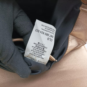 Pre-owned VERSACE Medusa Golden Patent x Leather shoulderbag | stylenewstar