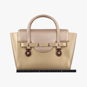 Pre-owned VERSACE Medusa Golden Patent x Leather shoulderbag | stylenewstar