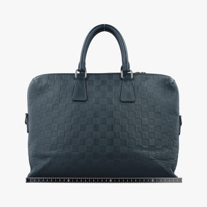 Pre-owned Louis Vuitton Porte-Document-Jour Business Cosmos Damier Infinie N41327 handbag | stylenewstar
