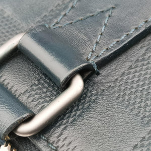 Pre-owned Louis Vuitton Porte-Document-Jour Business Cosmos Damier Infinie N41327 handbag | stylenewstar