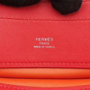 Secondhand Hermes Sac Aline mini Orange Leather shoulderbag | stylenewstar