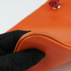 Secondhand Hermes Sac Aline mini Orange Leather shoulderbag | stylenewstar
