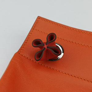 Secondhand Hermes Sac Aline mini Orange Leather shoulderbag | stylenewstar