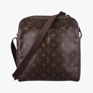 Pre-owned Louis Vuitton Trotter Beauvais brown Monogram Macassar M97037 shoulderbag | stylenewstar