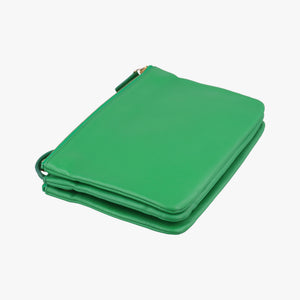 Vintage Celine TRIO Green Leather shoulderbag | stylenewstar