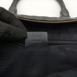 Pre-owned Gucci Diamante Black PVC coated canvas×Leather 208463 shoulderbag | stylenewstar