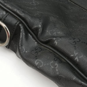 Pre-owned Gucci Diamante Black PVC coated canvas×Leather 208463 shoulderbag | stylenewstar