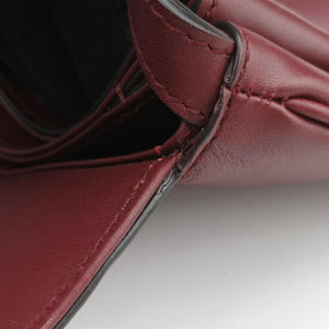 Pre-owned Gucci Arli Burgundy Leather 550129 shoulderbag | stylenewstar