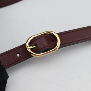 Pre-owned Gucci Arli Burgundy Leather 550129 shoulderbag | stylenewstar