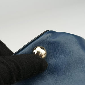 Pre-owned Valentino Rockstud Navy Leather shoulderbag | stylenewstar