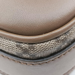 Secondhand Gucci Diamante business Brown PVC coated canvas×Leather 267898 handbag | stylenewstar