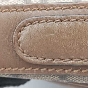 Secondhand Gucci Diamante business Brown PVC coated canvas×Leather 267898 handbag | stylenewstar
