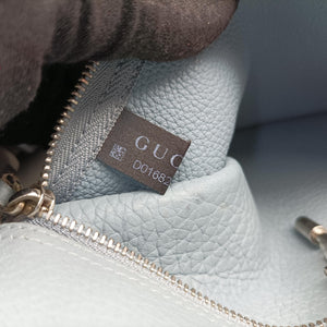Pre-owned Gucci new jackie Blue Leather 365460 shoulderbag | stylenewstar