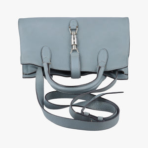Pre-owned Gucci new jackie Blue Leather 365460 shoulderbag | stylenewstar
