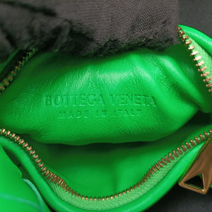Pre-owned Bottega Veneta The Jodie Green lambskin handbag | stylenewstar