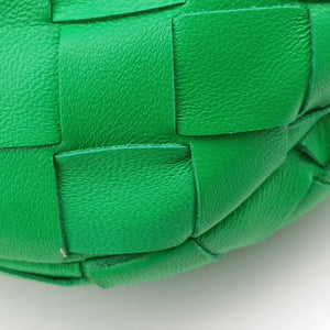 Pre-owned Bottega Veneta The Jodie Green lambskin handbag | stylenewstar