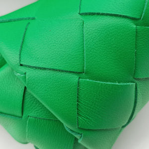 Pre-owned Bottega Veneta The Jodie Green lambskin handbag | stylenewstar